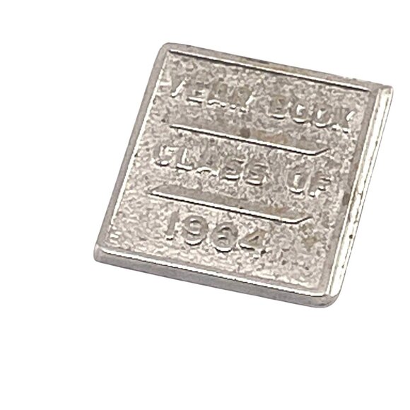 Vintage Metal Yearbook Token "Class Of 1964" Square Commemorative Coin 3/4" - Picture 2 of 5